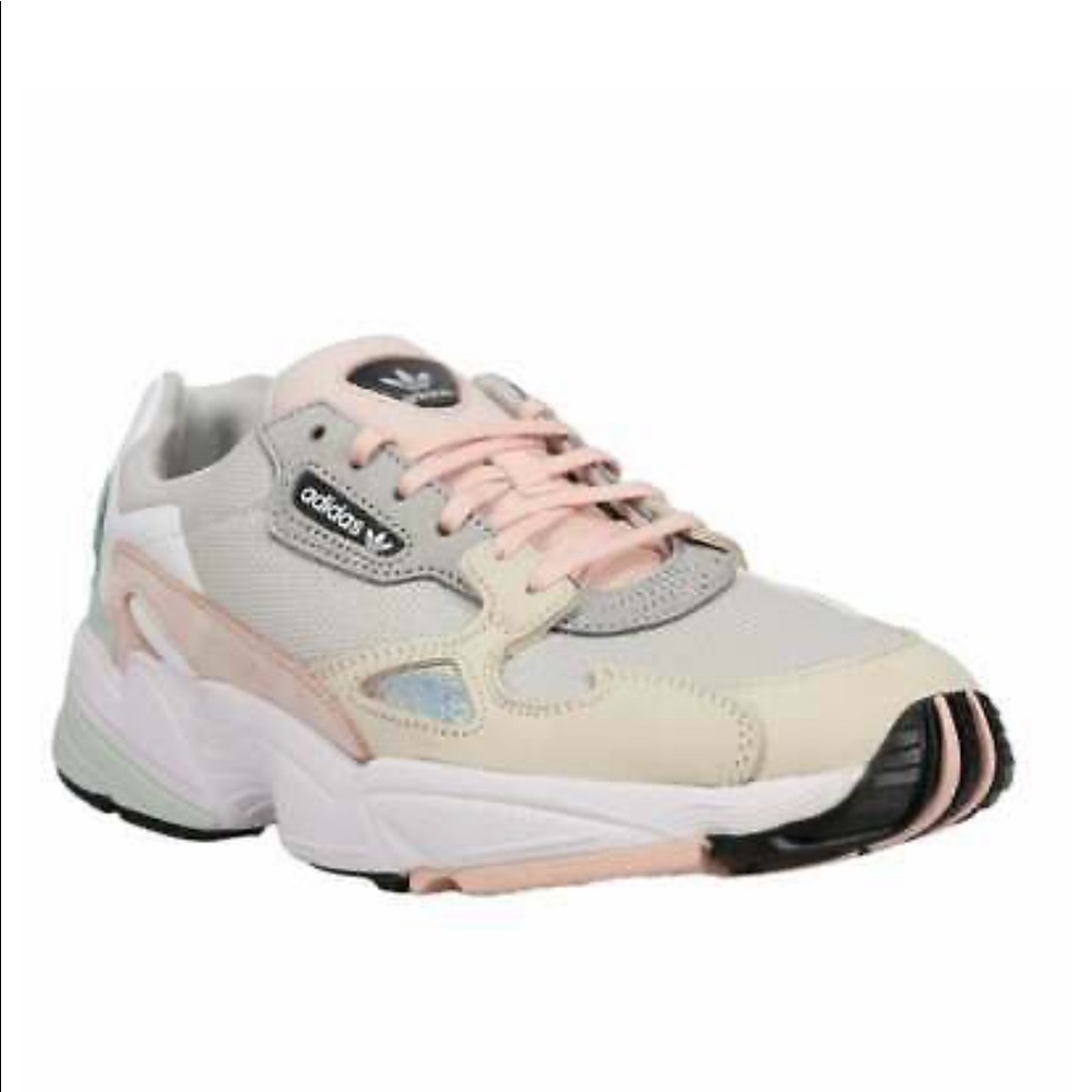 new ADIDAS falcon pastel neutral sneaker size 10 dad shoe platform lug sole